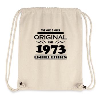 1973 - Année de construction 1973 - Naissance 1973 - Sac à cordon recyclé Stanley/Stella - blanc naturel - Devant