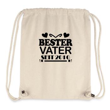 Bester Vater seit 2010 - Stanley/Stella recycelter Gym Bag - Naturweiß - Vorne