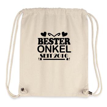 Bester Onkel seit 2010 - Stanley/Stella recycelter Gym Bag - Naturweiß - Vorne