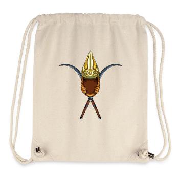 Épées et casque daces - Sac à cordon recyclé Stanley/Stella - blanc naturel - Devant