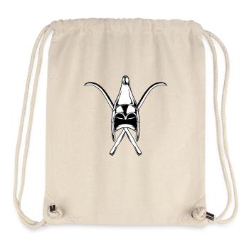 Épées et casque daces - Sac à cordon recyclé Stanley/Stella - blanc naturel - Devant