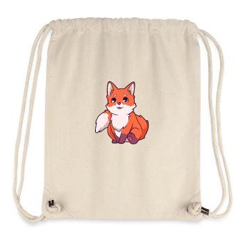 Kawaii Rotfuchs - Stanley/Stella recycelter Gym Bag - Naturweiß - Vorne