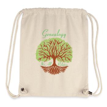 Genealogie seine alle relativen Genealogen Abstammung - Stanley/Stella recycelter Gym Bag - Naturweiß - Vorne