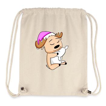 Elch - Stanley/Stella recycelter Gym Bag - Naturweiß - Vorne