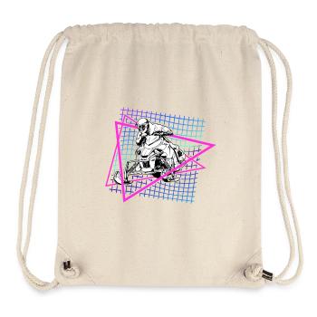 Retrowave Snowmobile - Stanley/Stella Recycled Gym Bag - natural - Front