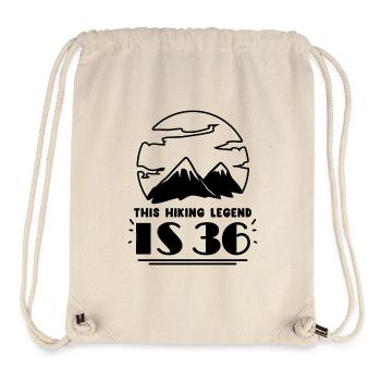 Berg Wanderer 36. Geburtstag 36 Jahre alt Geschenk - Stanley/Stella recycelter Gym Bag - Naturweiß - Vorne