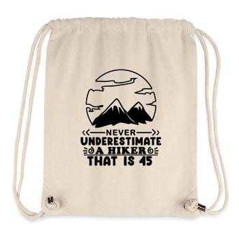45 years old gift - Stanley/Stella Recycled Gym Bag - natural - Front