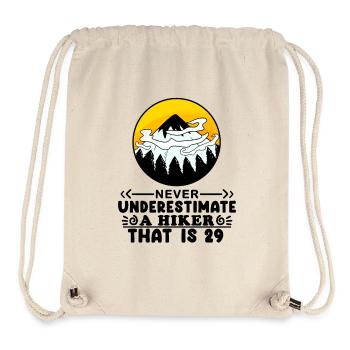 29th birthday mountains mountain summit - 29 years old - Stanley/Stella Recycled Gym Bag - natural - Front