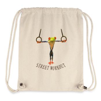 Street Workout - Stanley/Stella Recycled Gym Bag - natural - Front