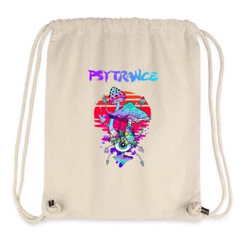 Psytrance Psychedelic Magic Mushrooms - Stanley/Stella Recycled Gym Bag - natural - Front