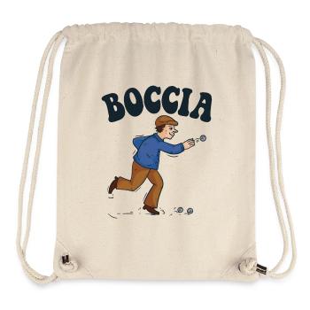 Joueur de boccia Vêtements avec balles de pétanque Boccia - Sac à cordon recyclé Stanley/Stella - blanc naturel - Devant