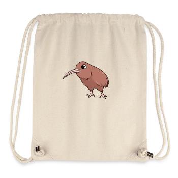 Kawaii Kiwi - Sac à cordon recyclé Stanley/Stella - blanc naturel - Devant