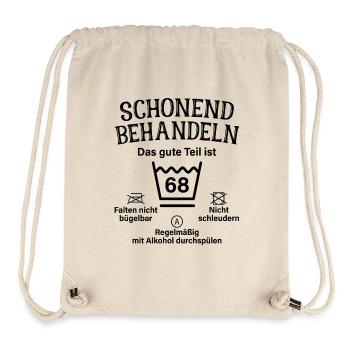 68. Geburtstag Schonend Behandeln 68 Teil Ist 68 - Stanley/Stella recycelter Gym Bag - Naturweiß - Vorne