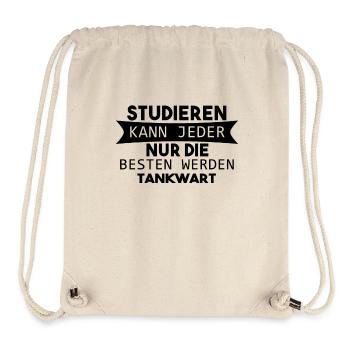 Tankwart lustiger Spruch - Stanley/Stella recycelter Gym Bag - Naturweiß - Vorne