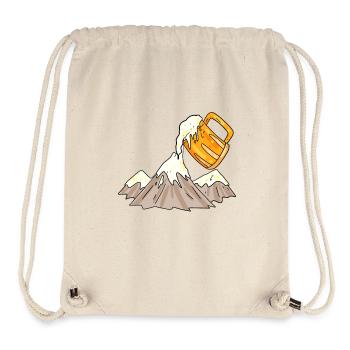 Bergsteigen Berge Berg Bier - Stanley/Stella recycelter Gym Bag - Naturweiß - Vorne