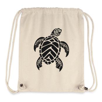 Sea turtle - Stanley/Stella Recycled Gym Bag - natural - Front