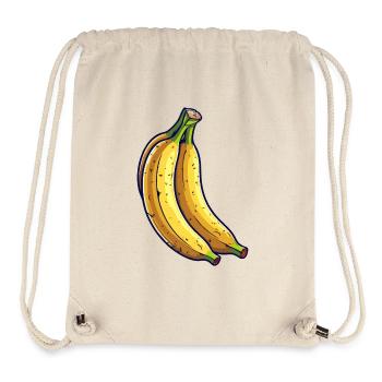 Bananen - Stanley/Stella recycelter Gym Bag - Naturweiß - Vorne