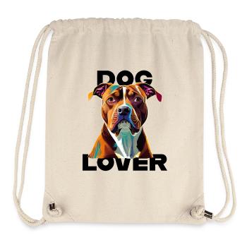 Dog Lover American Stafford - Stanley/Stella Recycled Gym Bag - natural - Front