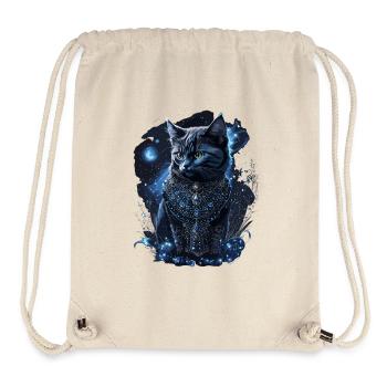Fantasy Black Cat Mystical Cat - Stanley/Stella Recycled Gym Bag - natural - Front