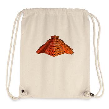 Aztekische Pyramide - Stanley/Stella recycelter Gym Bag - Naturweiß - Vorne