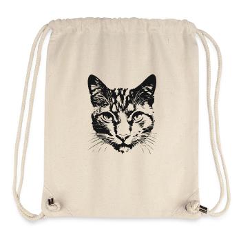 Cat 6 - Stanley/Stella Recycled Gym Bag - natural - Front