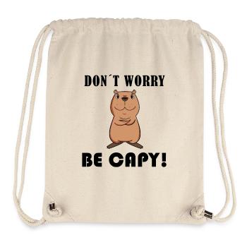 Capybara Tier Niedlich - Stanley/Stella recycelter Gym Bag - Naturweiß - Vorne