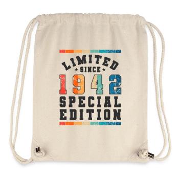 Limited Edition since 1942 Birthday Gift - Stanley/Stella Recycled Gym Bag - natural - Front