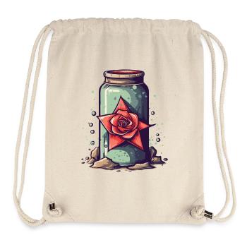 Flacon de potion magique et rose - Sac à cordon recyclé Stanley/Stella - blanc naturel - Devant