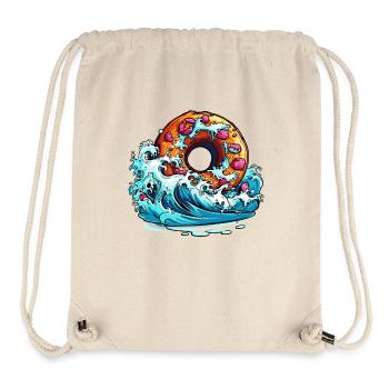 The Great Donut Wave off Kanagawa - Stanley/Stella Recycled Gym Bag - natural - Front