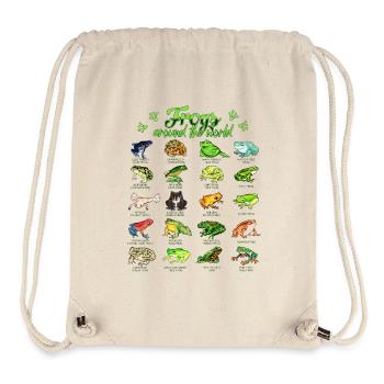 Frogs of the World - Frog - Stanley/Stella Recycled Gym Bag - natural - Front