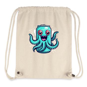 Funny Tangy Octopus Soda Can - Stanley/Stella Recycled Gym Bag - natural - Front