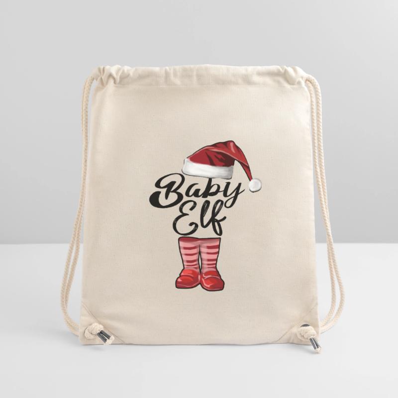 Bébé Elfe – Douce Conception de Noël Sac à cordon recyclé Stanley/Stella