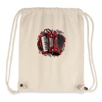 Accordion Musician Accordion Player Music - Stanley/Stella Recycled Gym Bag - natural - Front