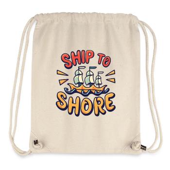 SHIP - Stanley/Stella Recycled Gym Bag - natural - Front