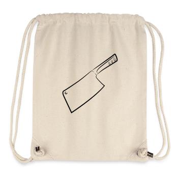Cleaver Drawing - Stanley/Stella Recycled Gym Bag - natural - Front