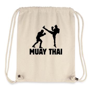 Muay Thai - Stanley/Stella Recycled Gym Bag - natural - Front