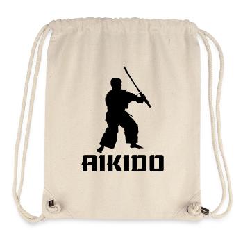 Aikido - Stanley/Stella recycelter Gym Bag - Naturweiß - Vorne