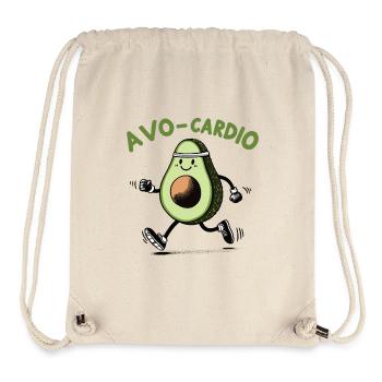 Running avocado, avo-cardio - Stanley/Stella Recycled Gym Bag - natural - Front