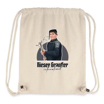Rieser Grantler // Illustration - Stanley/Stella recycelter Gym Bag - Naturweiß - Vorne