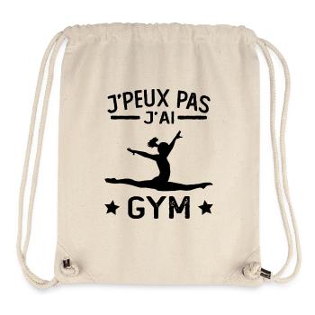 I can't I have gym humor sport - Stanley/Stella Recycled Gym Bag - natural - Front