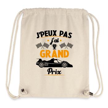 I can't I have a grand prix - Stanley/Stella Recycled Gym Bag - natural - Front