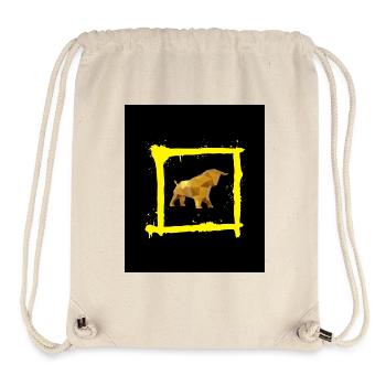 Börsen-Bulle – Kraft und Optimismus - Stanley/Stella recycelter Gym Bag - Naturweiß - Vorne
