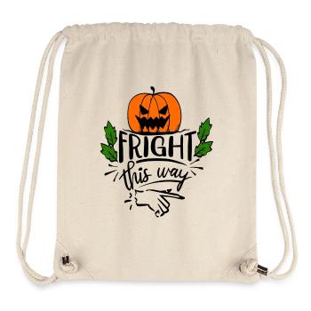 Hier entlang: Halloween - Stanley/Stella recycelter Gym Bag - Naturweiß - Vorne