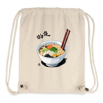 Vintage Japan Ramen Miso Udon Soup Streetwear - Stanley/Stella Recycled Gym Bag - natural - Front