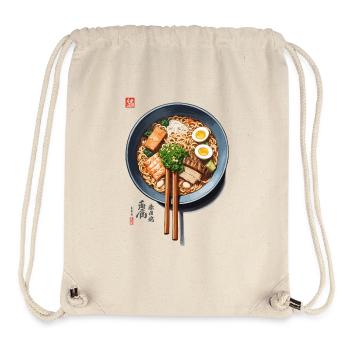 Aesthetic Ramen Udon Suppe Tokyo Vibes Design - Stanley/Stella recycelter Gym Bag - Naturweiß - Vorne