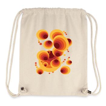 Abstract Gradient Polka Dots - Stanley/Stella Recycled Gym Bag - natural - Front