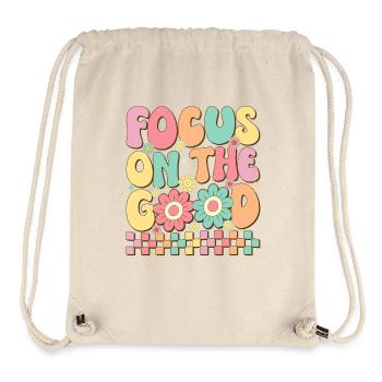 Focus On The Good - Stanley/Stella Recycled Gym Bag - natural - Front