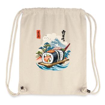 Ukiyo-E Sushi Artwork Design - Stanley/Stella Recycled Gym Bag - natural - Front