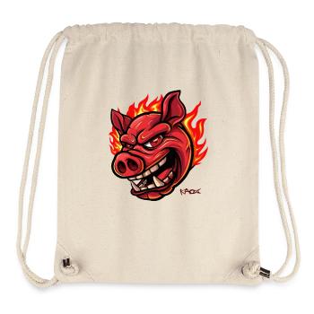 A pig like a burning comet - Stanley/Stella Recycled Gym Bag - natural - Front
