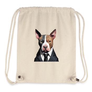 Business Dog - Stanley/Stella Recycled Gym Bag - natural - Front